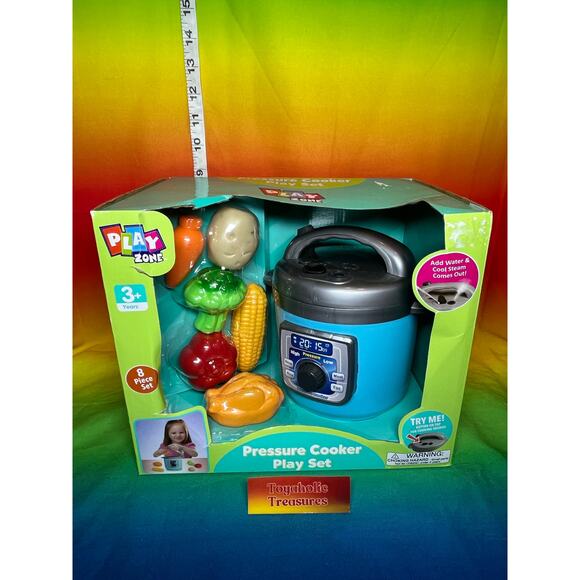 Kids Play Food Pressure Cooker Instant Pot Playset - Picture 1 of 2